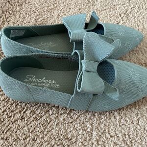 Skechers shoes Sparkling green Bow Flats
